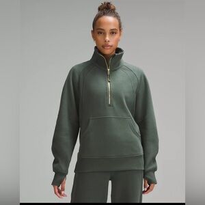 Lululemon Scuba Funnel Neck Long in Dark Forest Size XS/S